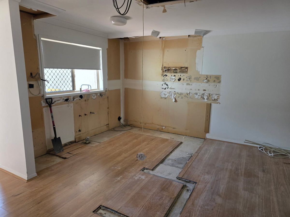 Kitchen after strip out