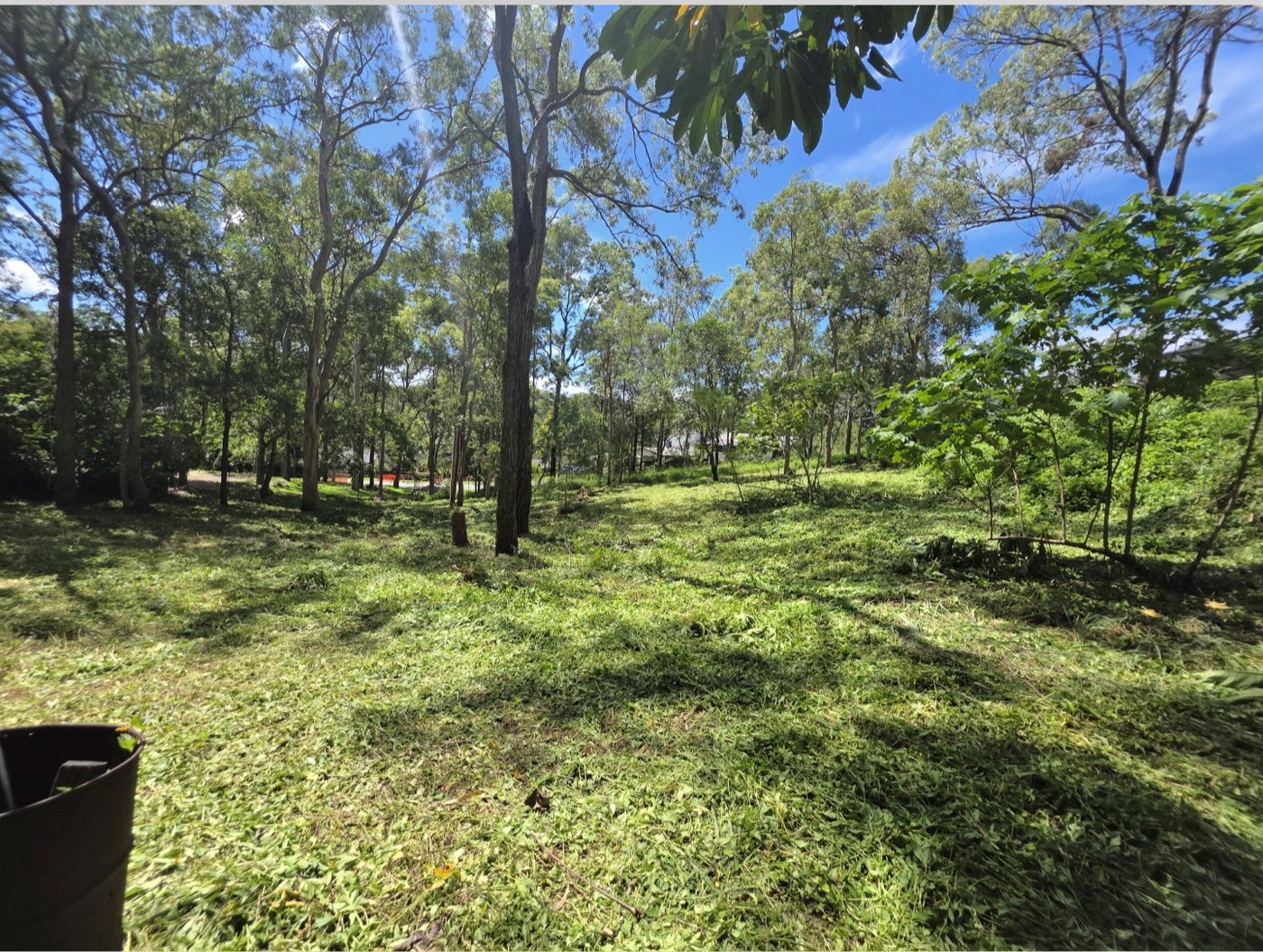 Same Gold Coast property after lawn and grounds clearing by Done & Dusted Works